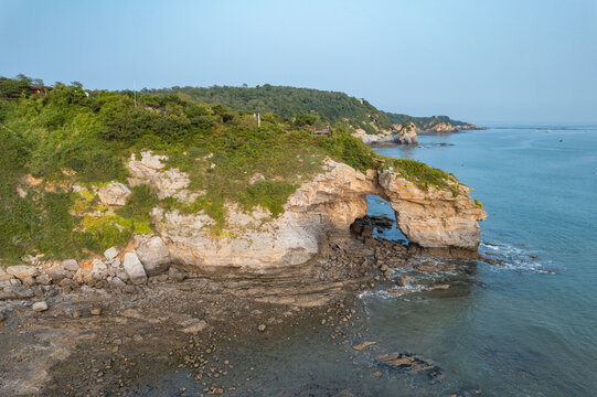 大连金石滩地质公园恐龙探海