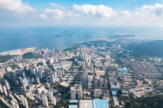 大连高新区都市风光城市楼房楼盘