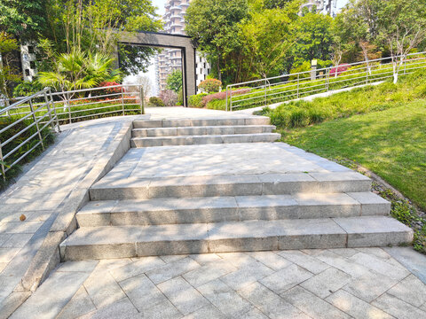 公园石梯石阶