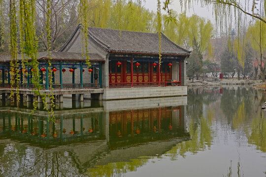 北京大观园的春天