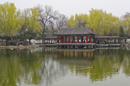 北京大观园春柳伴水榭