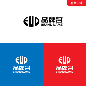 EUD字母LOGO标志设计