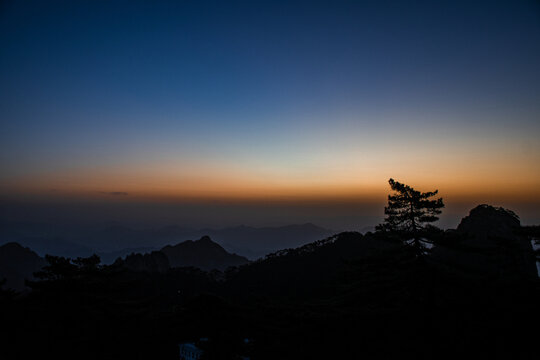 黄山日出