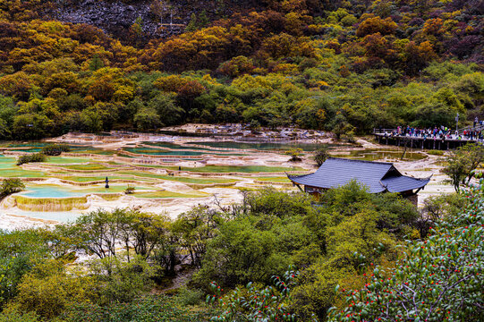 四川黄龙风光