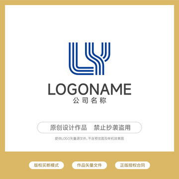 LY字母logo