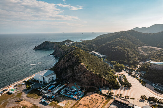 大连海滨海洋海景旅游无人机航拍