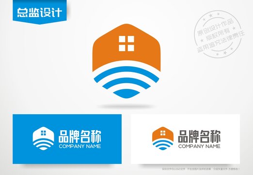 智能家具logo物联网标志