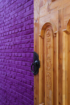 紫墙木门
