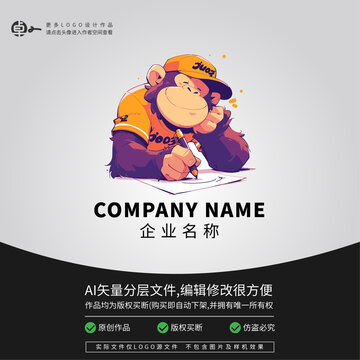 猴子设计师LOGO