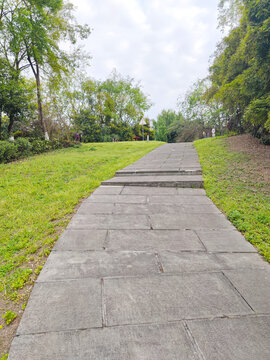 公园石板路