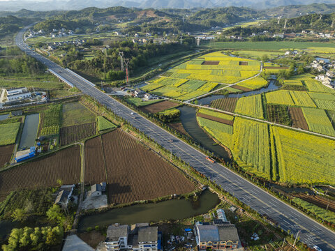 公路航拍