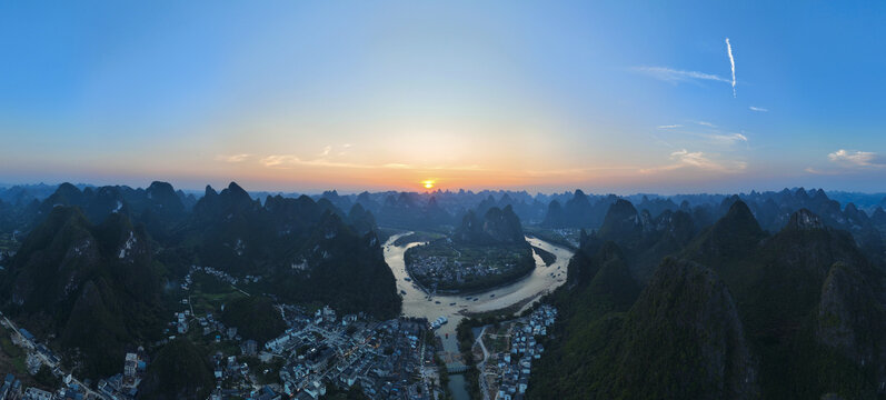 广西阳朔全景