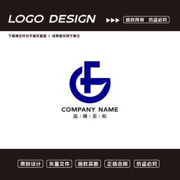 F字母logo标志