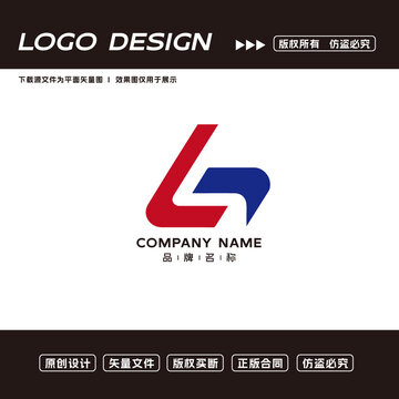 L字母logo标志