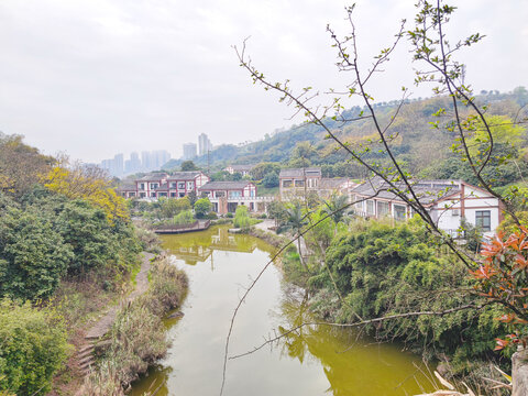 公园小湖