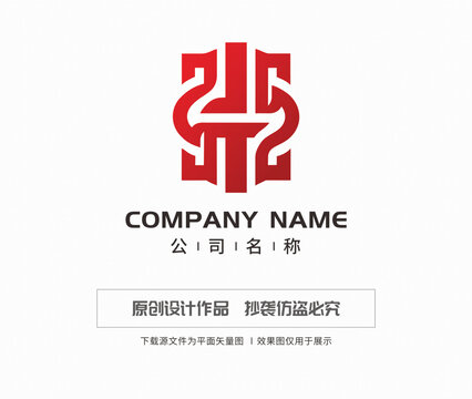 HT字母logo