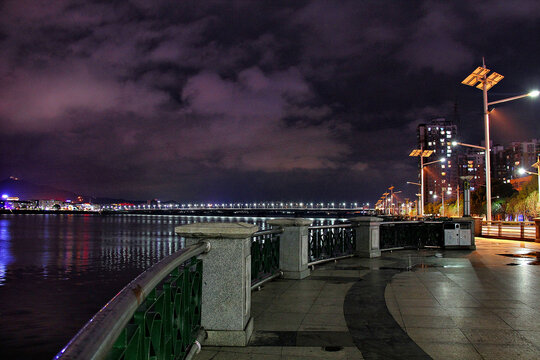 襄阳汉江夜景