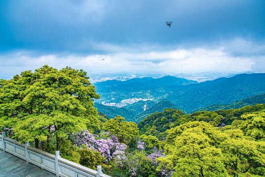 万花屏航拍