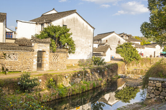 龙门古镇村庄风光