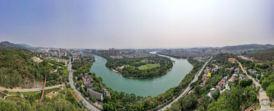 广西百色城市风光百色起义纪念园