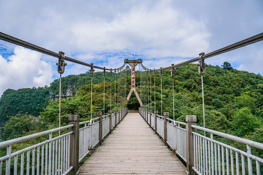 湖南张家界天门山景区天门山索桥