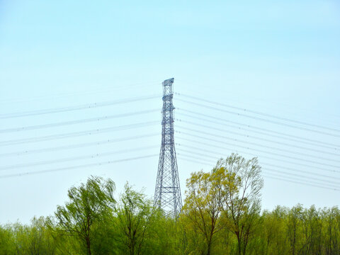 高压电线铁塔