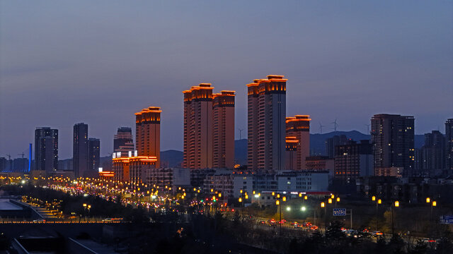 大同古城夜景