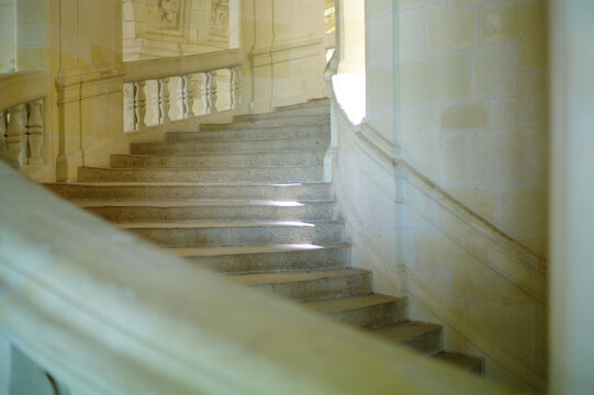 香波堡达芬奇设计的楼梯
