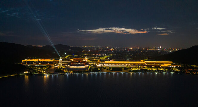 宁波国际会议中心夜景