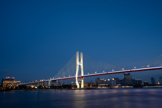 上海杨浦大桥夜景