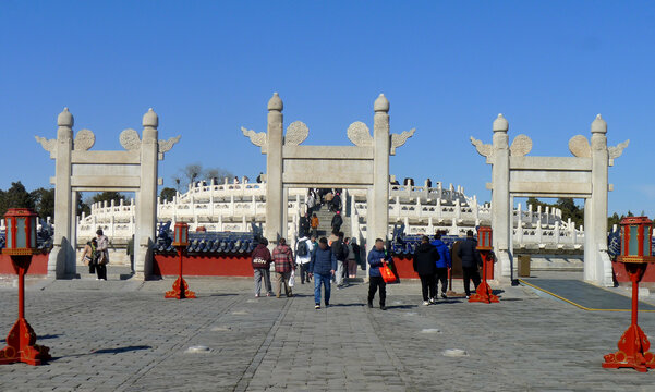 北京天坛公园景观圆丘坛