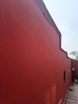 泉州南少林寺红墙