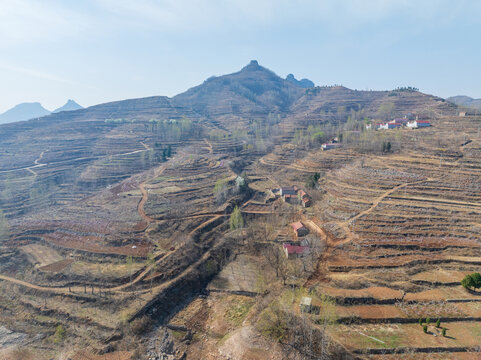 春天的蒙阴岱崮地貌