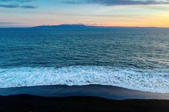 黄昏海景