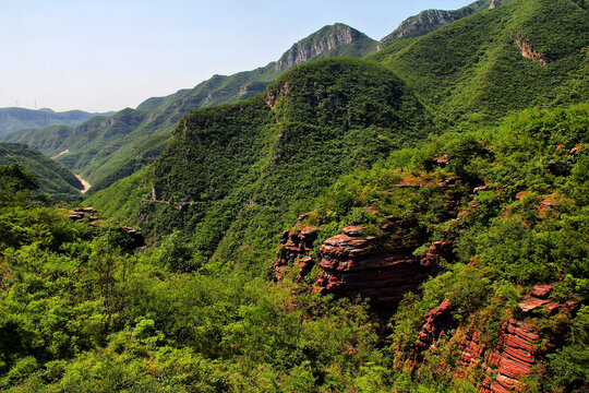 云台山南太行山麓