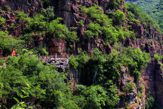 云台山红石峡地质地貌