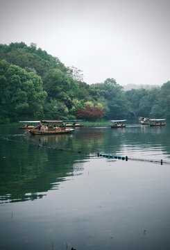 烟雨西湖