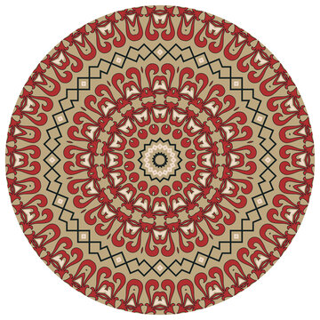 圆形地毯花纹图案