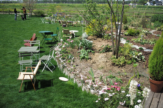 绿植天堂花园咖啡馆庭院