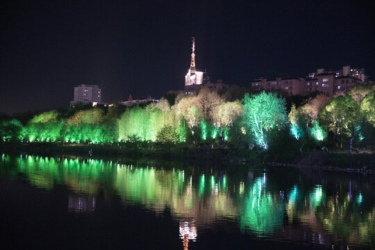 鹰潭信江夜景