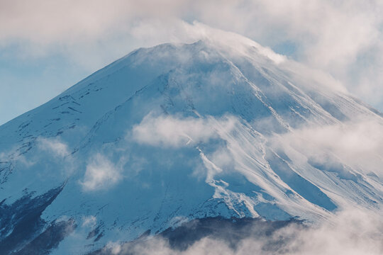 富士山特写