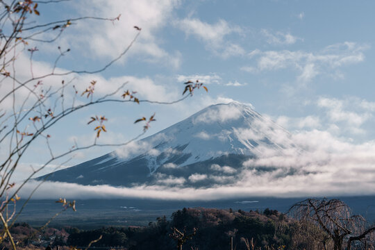 富士山特写