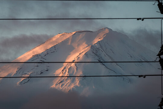 富士山特写