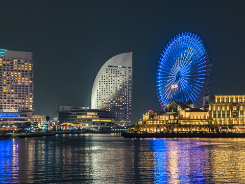 横滨港夜景