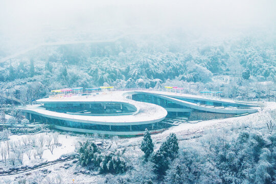 龙泉森林公园雪景