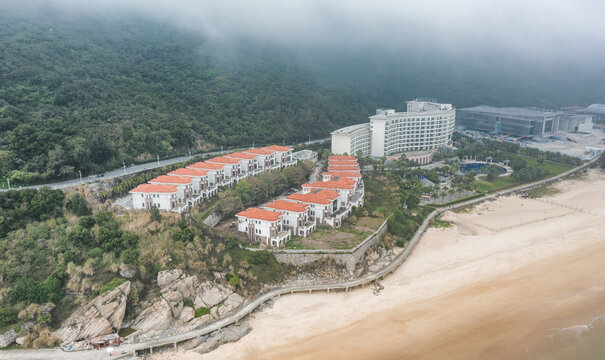 广东阳江海陵岛十里银滩海滨建筑