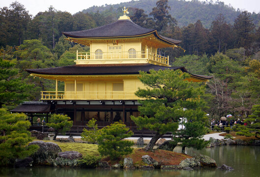 日本京都金阁寺舍利殿
