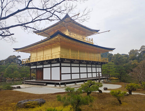 日本京都金阁寺舍利殿