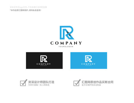 R字母logo