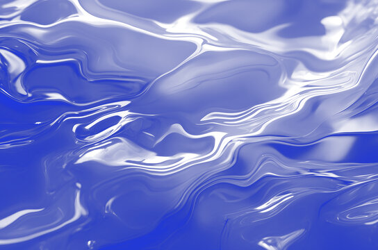 水纹水波纹流体蓝色肌理
